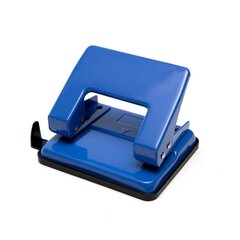 
          Дырокол Alingar 20л., металлический, с линейкой, синий