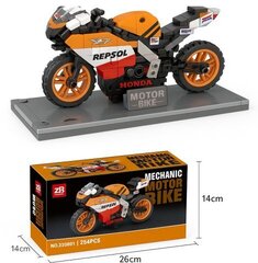 Конструктор Мотоцикл Спорт 284 дет.