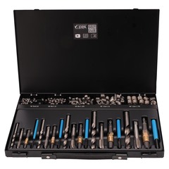 Набор для восстановления резьбы VC87 М5-М12 130пр V-Coil Machine Volkel 04087