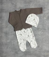 Костюм 3х пр. д/детей (вафля + интерлок)