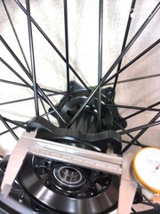 Задний колёсный диск для YAMAHA YZF250 / YZF450 2009-2025 г.в. / 2.15*19 черный