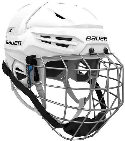 Шлем с маской BAUER RE-AKT 55 M белый