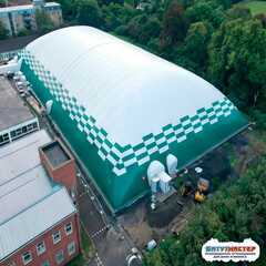 Пневмокаркасная ледовая арена «Морозный Купол», 33×64×10 м