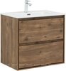 Aquanet 340163 Тумба с раковиной Милан 70 цв. дуб рустикальный (340163)