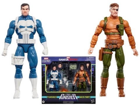 Фигурки Каратель и Ник Фьюри Marvel Legends Gamerverse