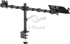 Кронштейн для монитора/ноутбука Cactus CS-VM-LH24-BL черный 17"-35" макс.20кг настольный поворот и наклон — фото 5