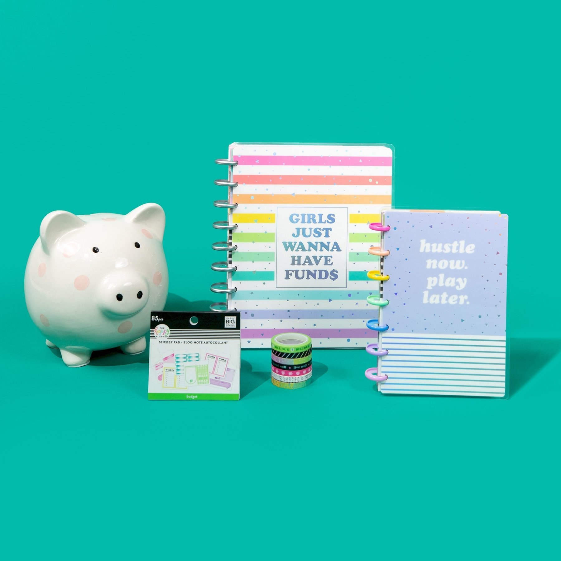 Ежедневник для финансового планирования- Mini Happy Planner®  -13х18 см - Budget (НЕ датирован)