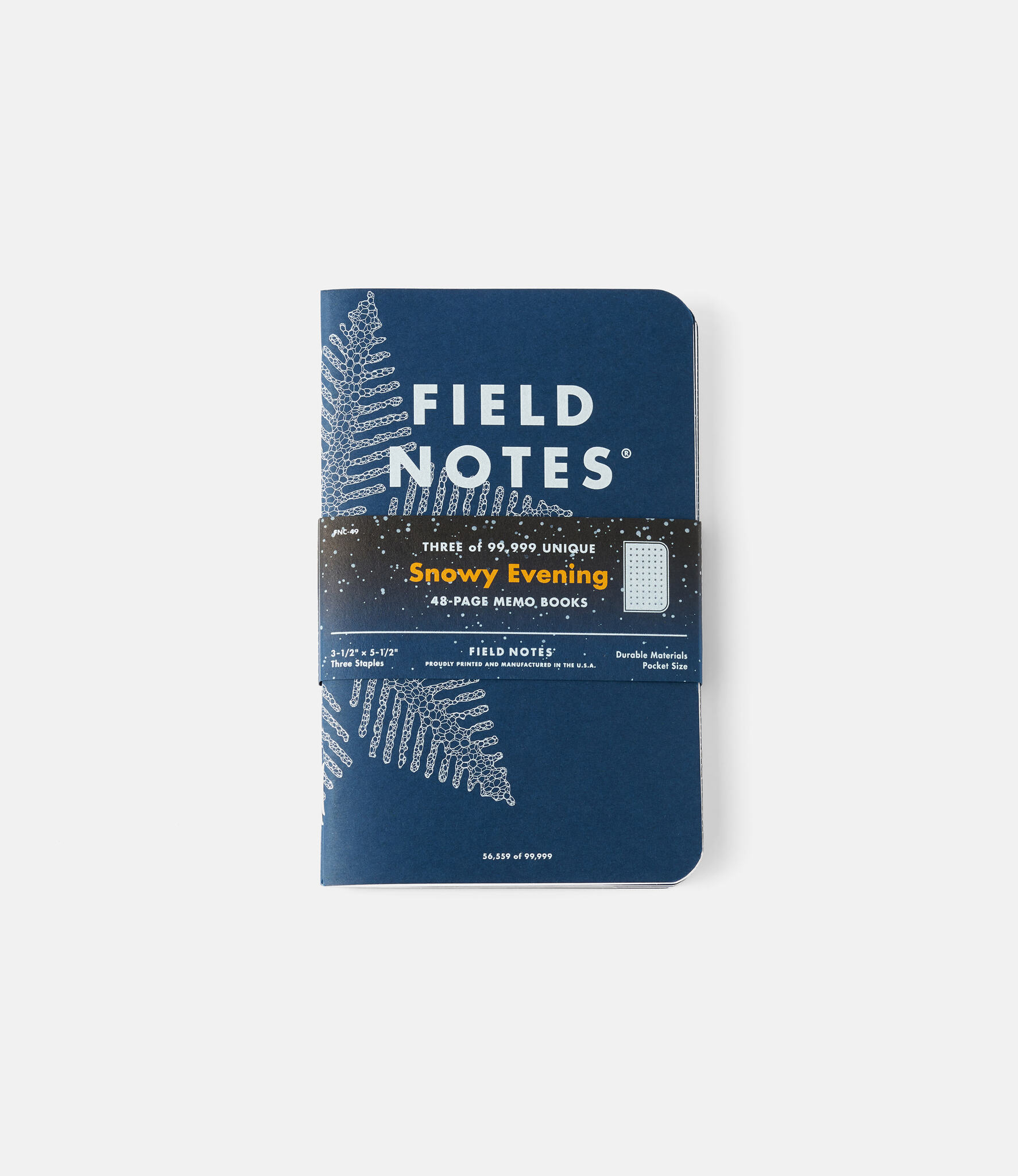 Field Notes Snowy Evening — набор блокнотов