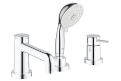 GROHE BauClassic 2511800A Смеситель для ванны на 3 отверстия, на край ванны, хром фото