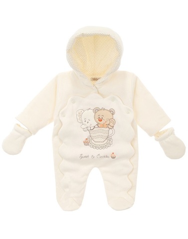 Нарядный утеплённый комбинезон Sofija Mufinka