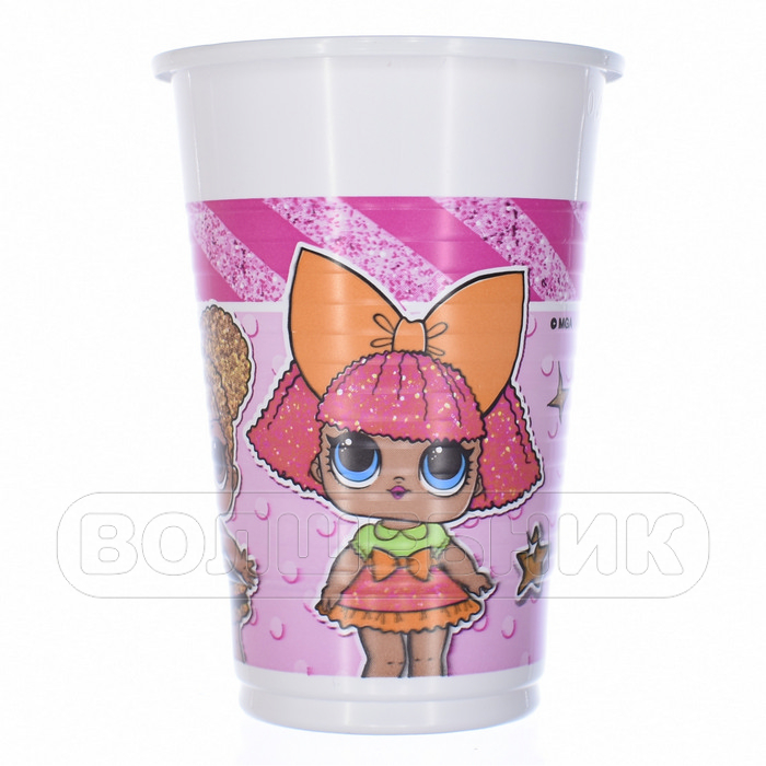 ¶. стакан принцессы 250мл низкий. кукла стаканчик. стаканы бумажные lol трехцветные 250мл 6шт 6287788. кукла в стакане.