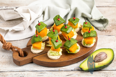 Канапе с авокадо и тыквой, 20 шт.