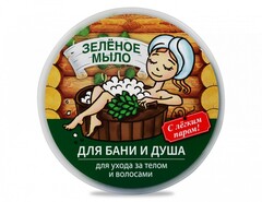 Floresan МЫЛО ДЛЯ БАНИ И ДУША Натуральное таежное ЗЕЛЕНОЕ для ухода за телом и волосами  450г