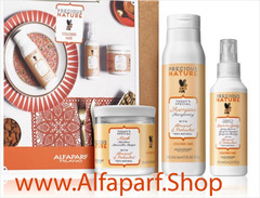 Alfaparf Milano Precious Nature Almond & Pistachio Косметический набор для окрашенных волос 2020 Gift box or linen bag