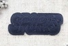 Термоаппликация, р. 4,3х10,5см, тёмно-синий