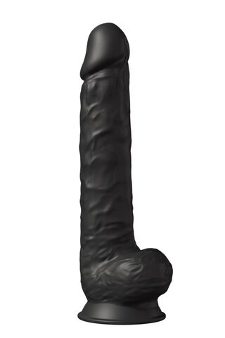 Черный фаллоимитатор-гигант XXL Dildo - 38 см. - Dream Toys Real Love 21976