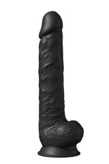 Черный фаллоимитатор-гигант XXL Dildo - 38 см. - 