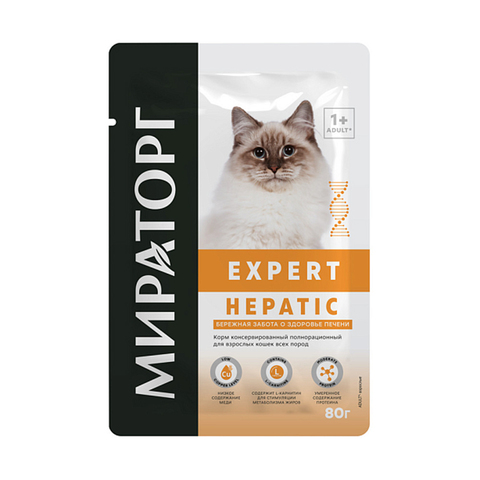 Влажный корм Мираторг Expert Hepatic 