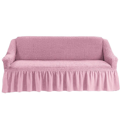 Чехол на четырехместный диван, розовый