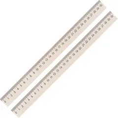 Линейка деревянная 30см 2шт/уп