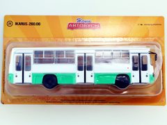 Ikarus 260.06 planetary doors white-green 1:43 Modimio Our Buses #25