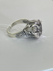 Лягушка  (кольцо из серебра)