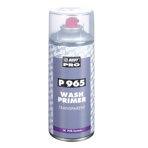 Body 965 WASH PRIMER Аэрозольный грунт кислотный 1К (прозр.) (0,4л)