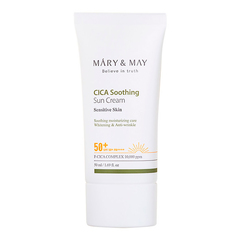 Крем солнцезащитный с экстрактом центеллы MARY&MAY Cica Sun Cream SPF 50+ PA++++ 50 мл