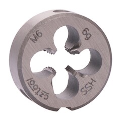 Плашка М 6,0х1,0 DINEN22568 HSS 6g 20х7мм (Стружколом) Bucovice(CzTool) 270060