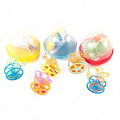 Игрушки в капсулах 45 мм "Сердечки на колесике" 100 штук