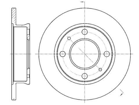 Диск тормозной G-brake  GR-01728