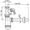 Сифон для раковины Alcaplast A430P