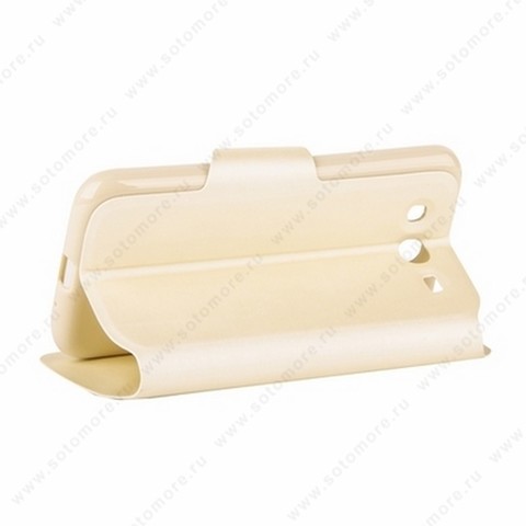 Чехол-книжка Kooso Melkco для Samsung Galaxy Mega 5.8 i9150 - Kooso Koka Book case White