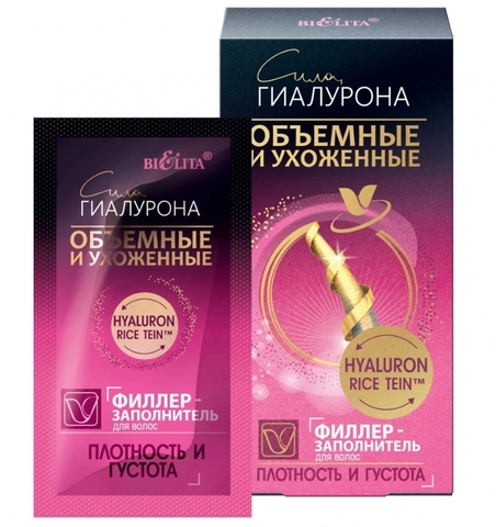 Сила гиалурона Филлер-заполнитель для волос Плотность и густота 10мл x 4шт Белита
