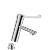 Delabie 2821LEP Смеситель ЕР BIOCLIP для раковины, В.95, без тяги, гигиенич рычаг