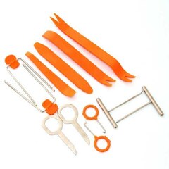 Набор для разбора салона автомобиля оранжевый 12 предметов