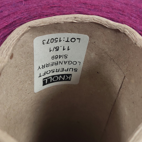 Шерсть KNOLL SUPERSOFT 11,5/1 темная фуксия