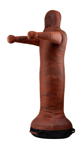 Спарринг-партнер Filippov 130см кожа, коричневый