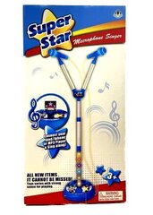 Микрофоны (2шт) на Стойке (голубые)