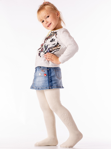 Детские махровые снаружи колготки W28.15N/991 Wola