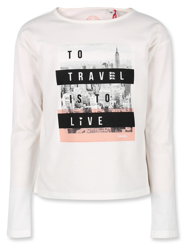 Лонгслив с принтом GG&L by Sanetta