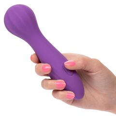 Фиолетовый вибромассажер Stella Liquid Silicone “O” Wand - 17,75 см. - 