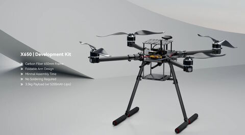 Набор для сборки квадрокоптера Holybro X650 (рама, ВМГ, Pixhawk 6X, GPS M10, телеметрия 433)