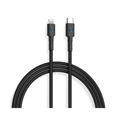 Интерфейсный Кабель USB C to Lightning ZMI AL872 MFi 30 см Черный