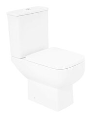 Унитаз-компакт безободковый с крышкой-сиденьем BelBagno AURORA BB8604CPR/SC+BB8604T фото