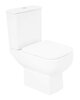 Унитаз-компакт безободковый с крышкой-сиденьем BelBagno AURORA BB8604CPR/SC+BB8604T