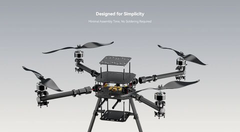 Набор для сборки квадрокоптера Holybro X650 (рама, ВМГ, Pixhawk 6X, GPS M10, телеметрия 433)