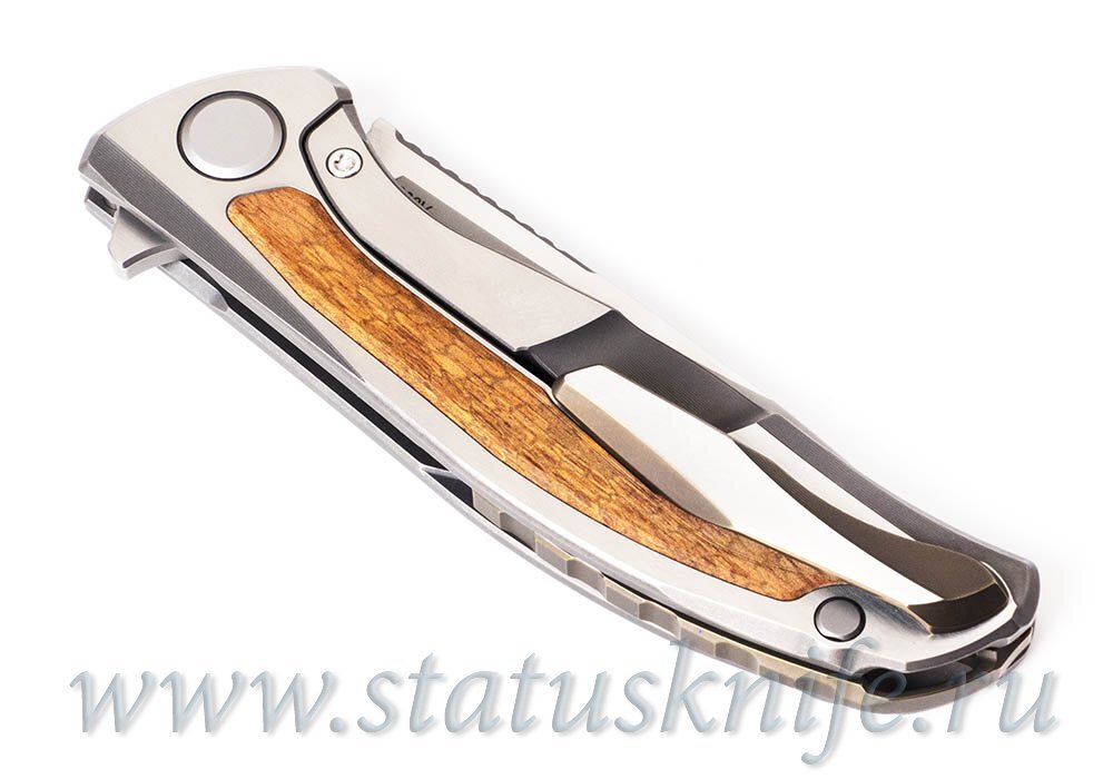 Нож Широгоров Флиппер F95NL Bronze Canaito Wood S90V MRBS