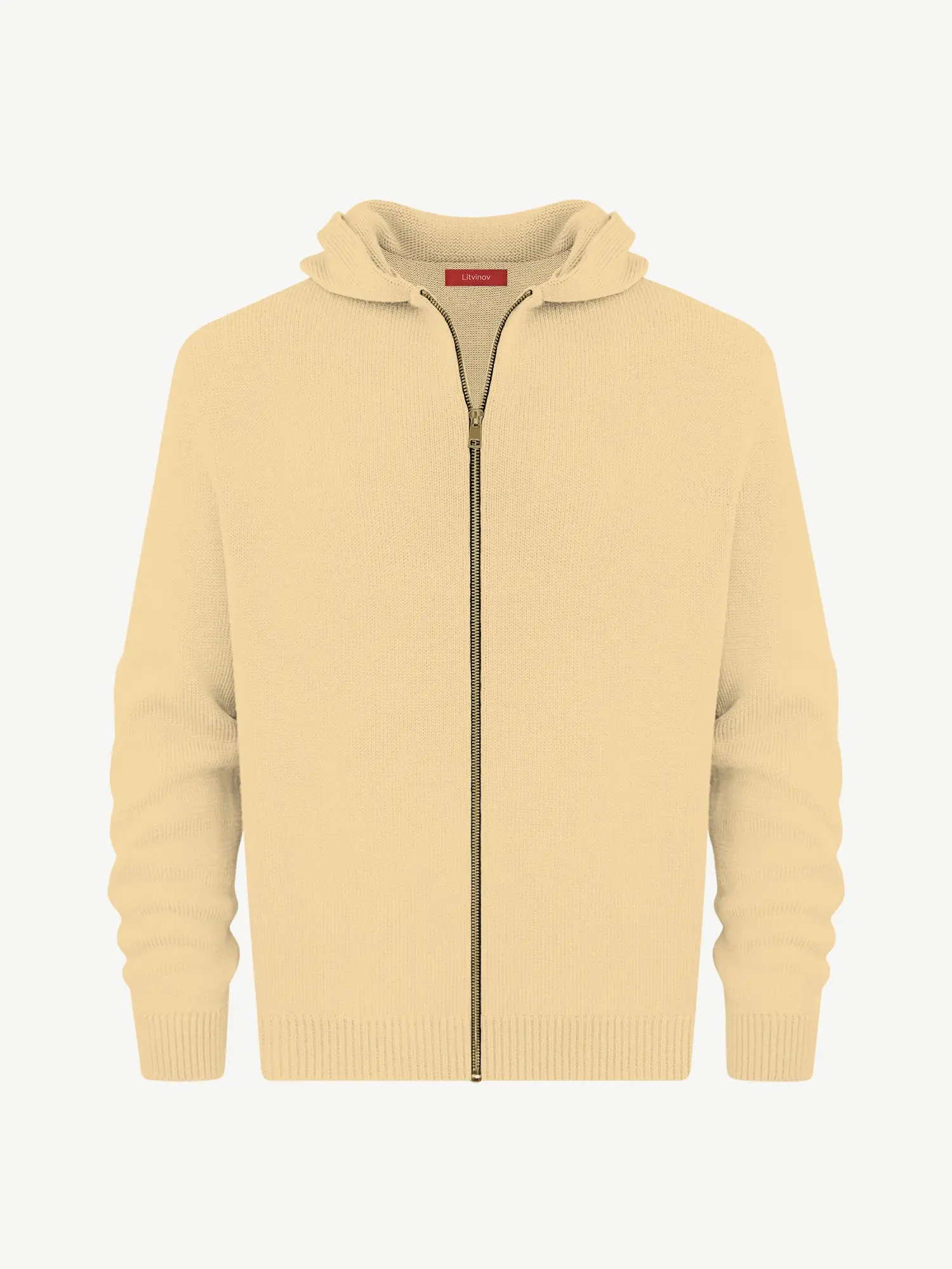 Толстовка на замке из шелка