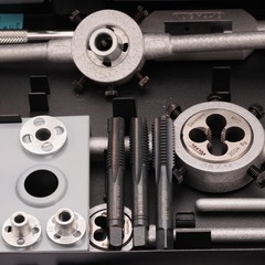 Набор метчиков и плашек M3 -M12 HSSE-VAP 52пр Volkel 49150